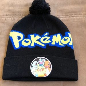 Adult Pokémon Black Beanie